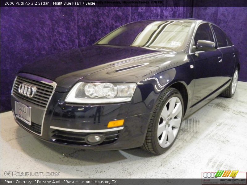 Night Blue Pearl / Beige 2006 Audi A6 3.2 Sedan