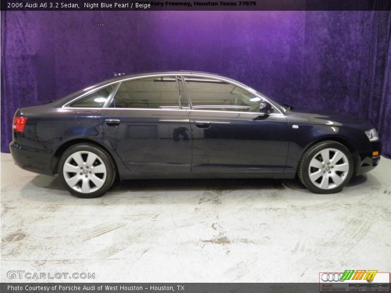 Night Blue Pearl / Beige 2006 Audi A6 3.2 Sedan
