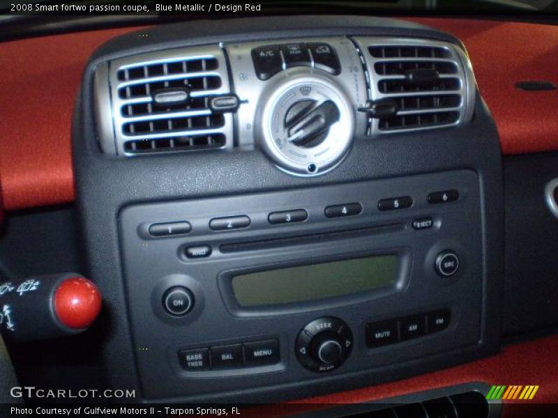 Blue Metallic / Design Red 2008 Smart fortwo passion coupe