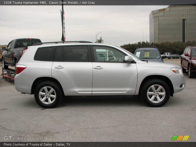 Classic Silver Metallic / Ash Gray 2008 Toyota Highlander 4WD