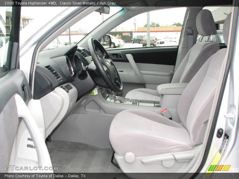 Classic Silver Metallic / Ash Gray 2008 Toyota Highlander 4WD