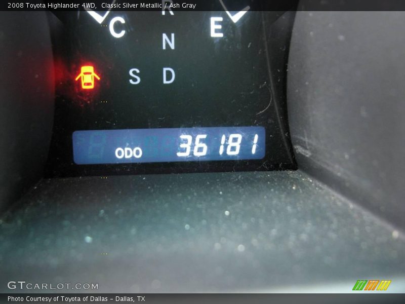 Classic Silver Metallic / Ash Gray 2008 Toyota Highlander 4WD
