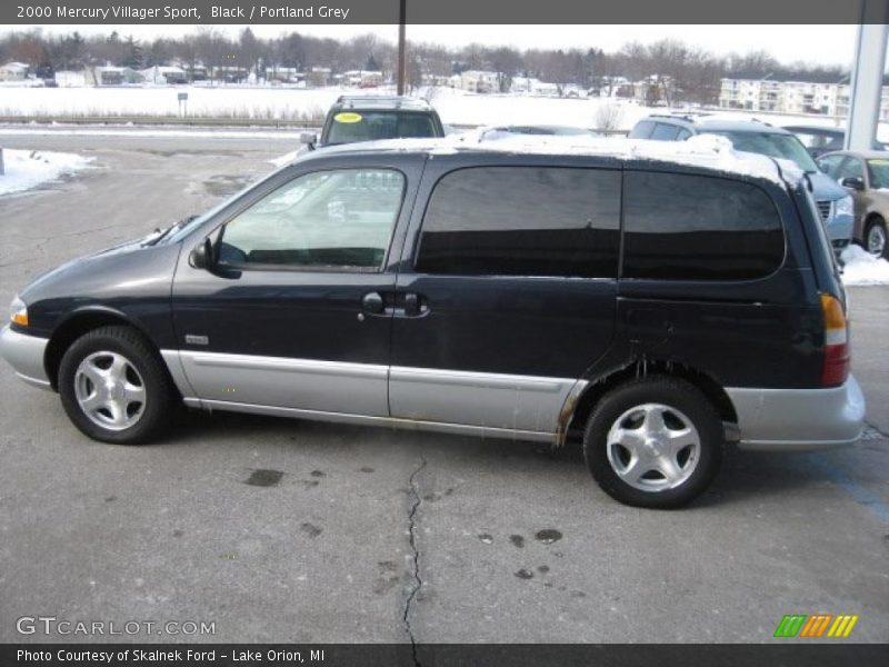 Black / Portland Grey 2000 Mercury Villager Sport