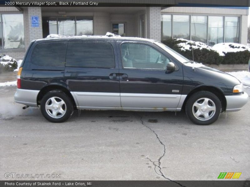 Black / Portland Grey 2000 Mercury Villager Sport