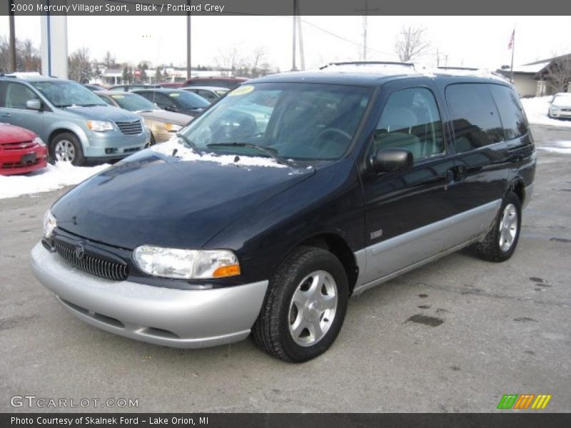 Black / Portland Grey 2000 Mercury Villager Sport