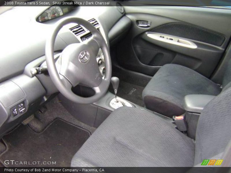 Silver Streak Mica / Dark Charcoal 2008 Toyota Yaris S Sedan