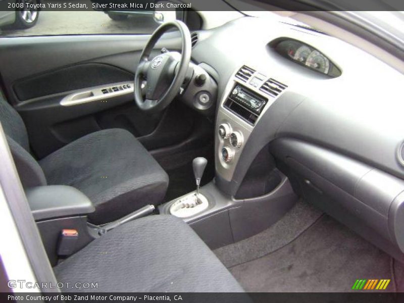 Silver Streak Mica / Dark Charcoal 2008 Toyota Yaris S Sedan