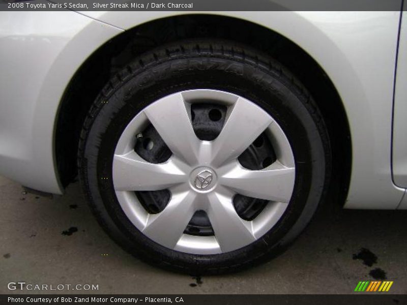 Silver Streak Mica / Dark Charcoal 2008 Toyota Yaris S Sedan