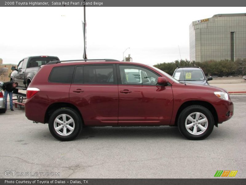 Salsa Red Pearl / Sand Beige 2008 Toyota Highlander