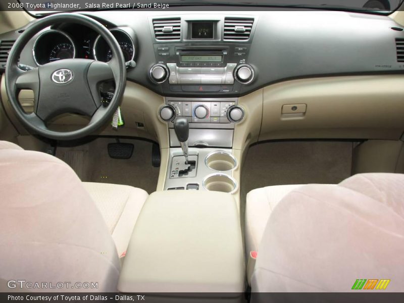 Salsa Red Pearl / Sand Beige 2008 Toyota Highlander