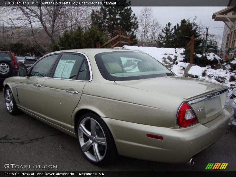 Winter Gold Metallic / Champagne/Charcoal 2008 Jaguar XJ XJR