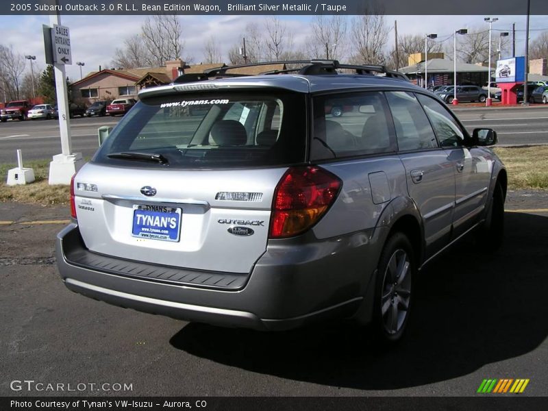 Brilliant Silver Metallic / Taupe 2005 Subaru Outback 3.0 R L.L. Bean Edition Wagon