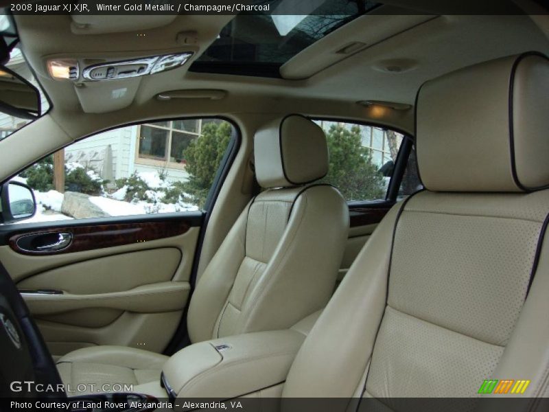 Winter Gold Metallic / Champagne/Charcoal 2008 Jaguar XJ XJR