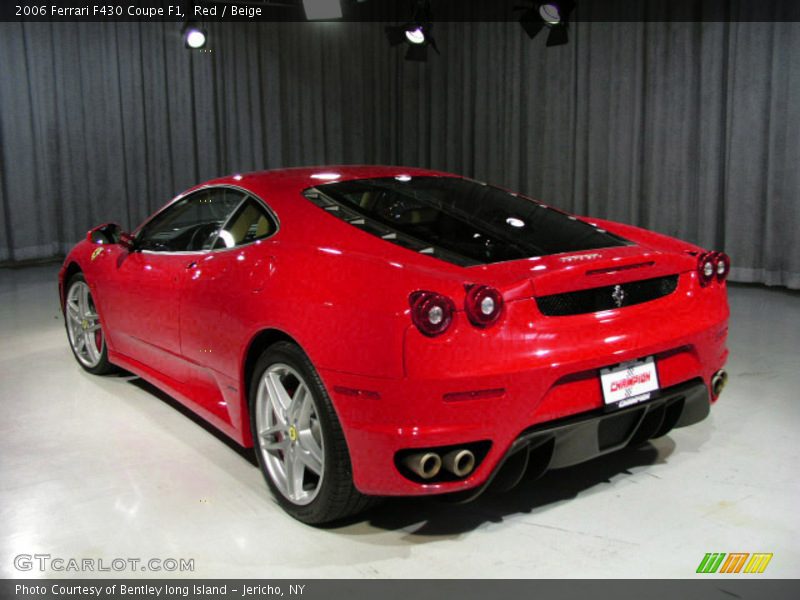 Red / Beige 2006 Ferrari F430 Coupe F1