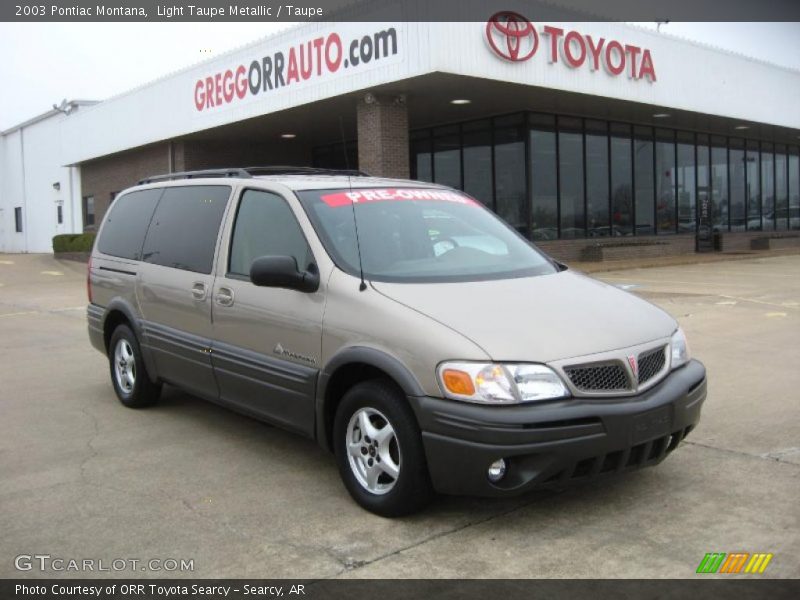 Light Taupe Metallic / Taupe 2003 Pontiac Montana