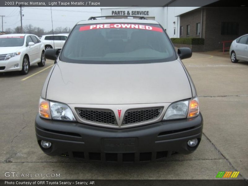 Light Taupe Metallic / Taupe 2003 Pontiac Montana