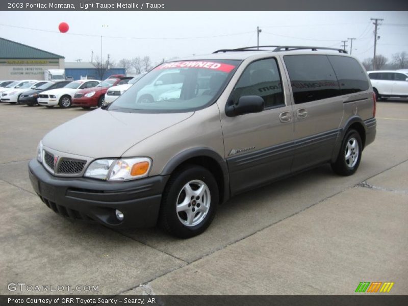 Light Taupe Metallic / Taupe 2003 Pontiac Montana