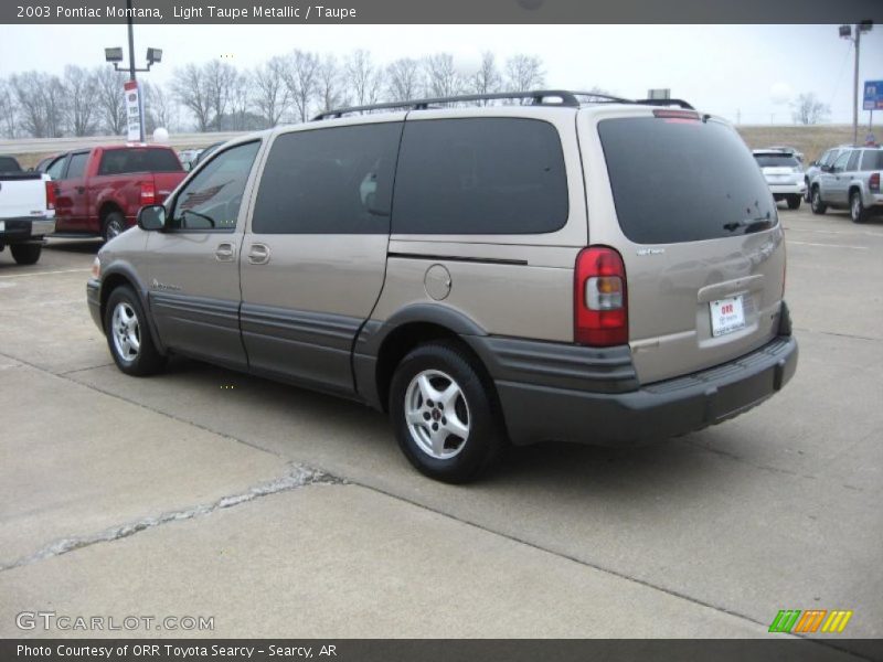 Light Taupe Metallic / Taupe 2003 Pontiac Montana