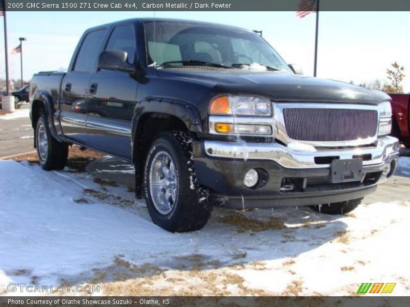 Carbon Metallic / Dark Pewter 2005 GMC Sierra 1500 Z71 Crew Cab 4x4