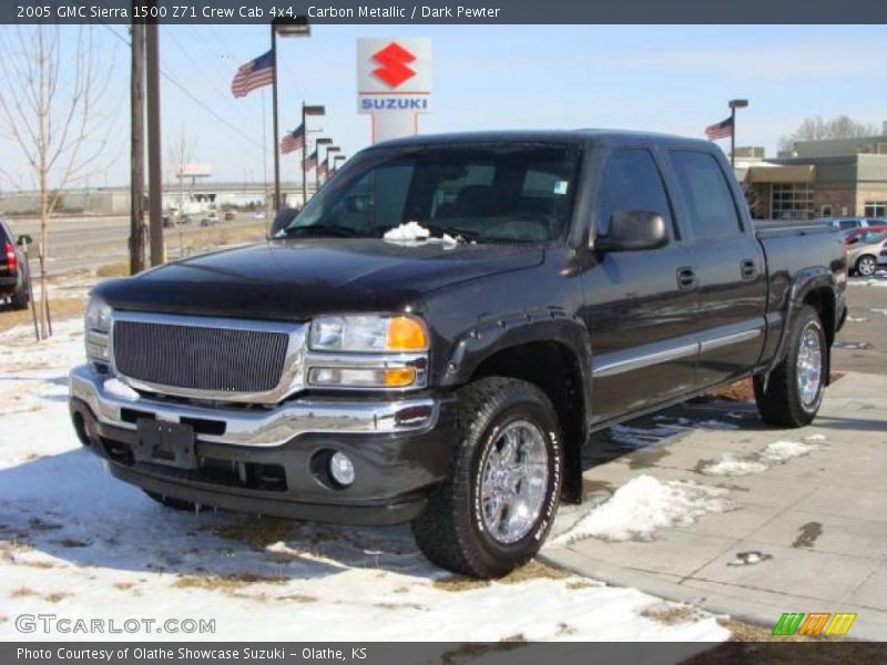 Carbon Metallic / Dark Pewter 2005 GMC Sierra 1500 Z71 Crew Cab 4x4