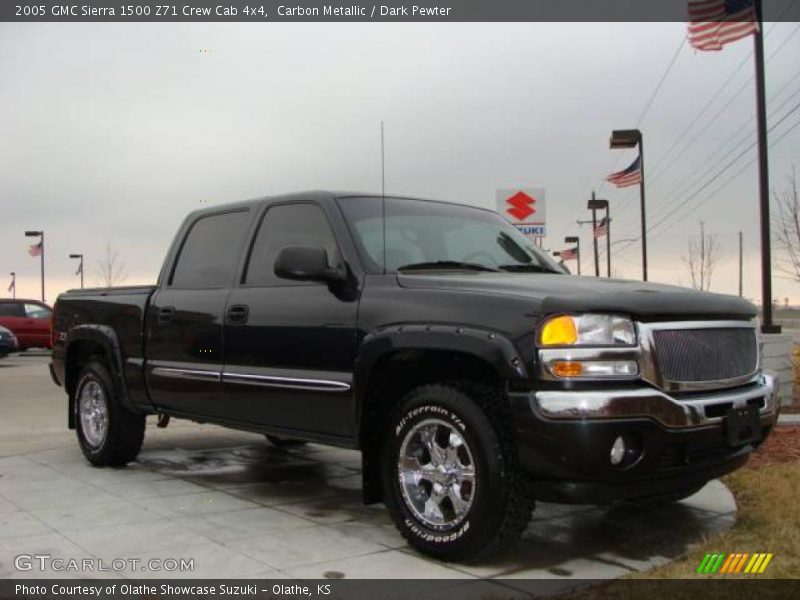 Carbon Metallic / Dark Pewter 2005 GMC Sierra 1500 Z71 Crew Cab 4x4