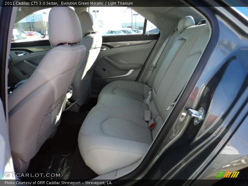 Evolution Green Metallic / Light Titanium 2011 Cadillac CTS 3.0 Sedan