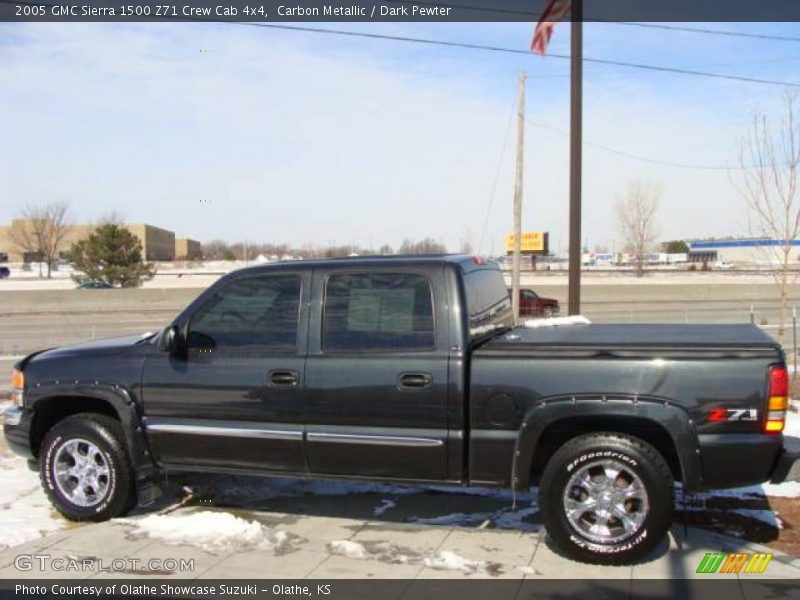 Carbon Metallic / Dark Pewter 2005 GMC Sierra 1500 Z71 Crew Cab 4x4