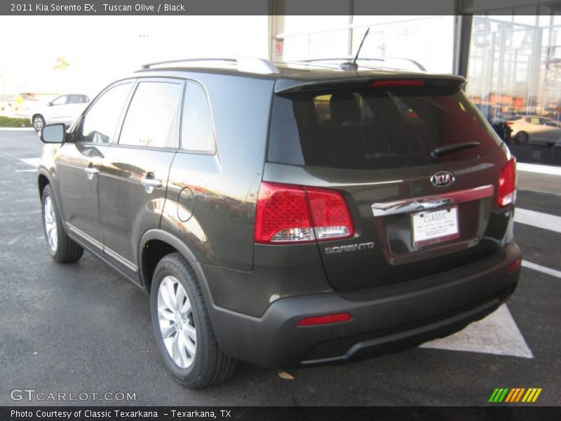 Tuscan Olive / Black 2011 Kia Sorento EX