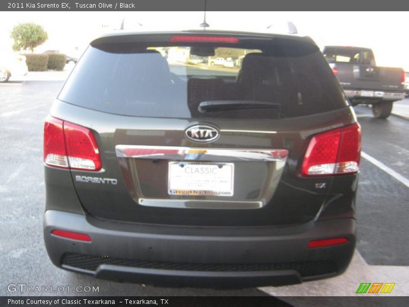 Tuscan Olive / Black 2011 Kia Sorento EX