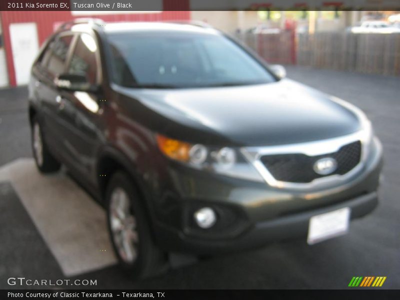 Tuscan Olive / Black 2011 Kia Sorento EX