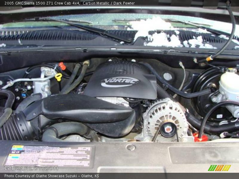 Carbon Metallic / Dark Pewter 2005 GMC Sierra 1500 Z71 Crew Cab 4x4