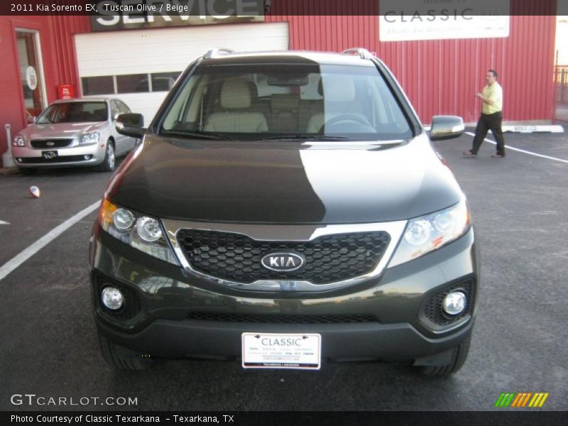 Tuscan Olive / Beige 2011 Kia Sorento EX