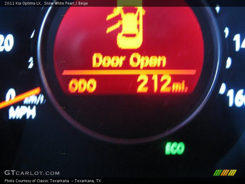Snow White Pearl / Beige 2011 Kia Optima LX
