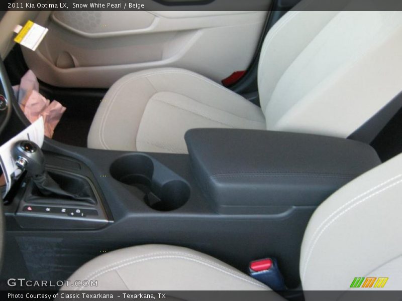 Snow White Pearl / Beige 2011 Kia Optima LX