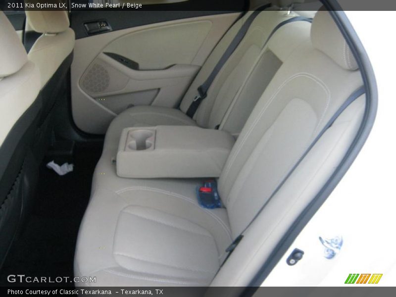 Snow White Pearl / Beige 2011 Kia Optima LX