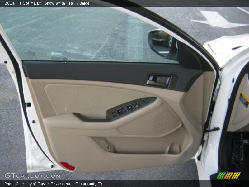 Snow White Pearl / Beige 2011 Kia Optima LX