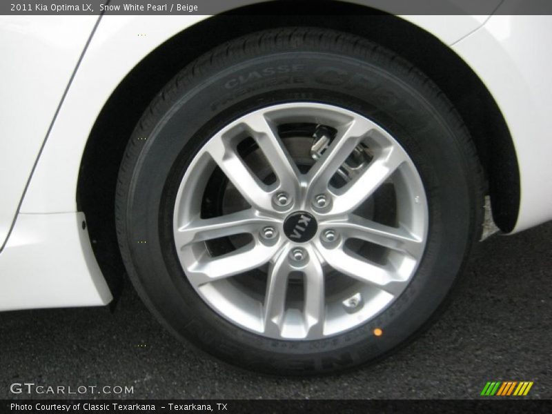Snow White Pearl / Beige 2011 Kia Optima LX
