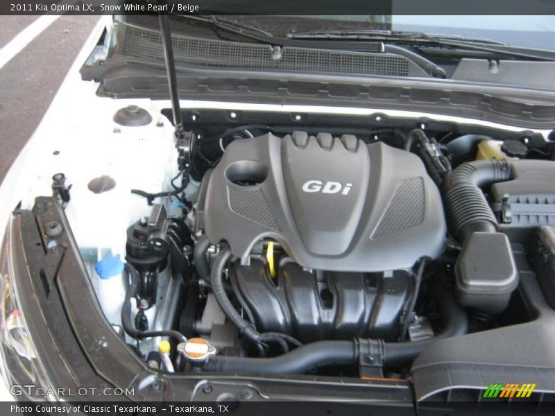 Snow White Pearl / Beige 2011 Kia Optima LX