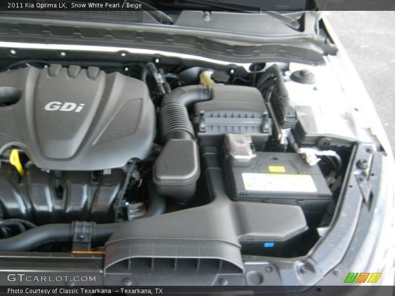 Snow White Pearl / Beige 2011 Kia Optima LX