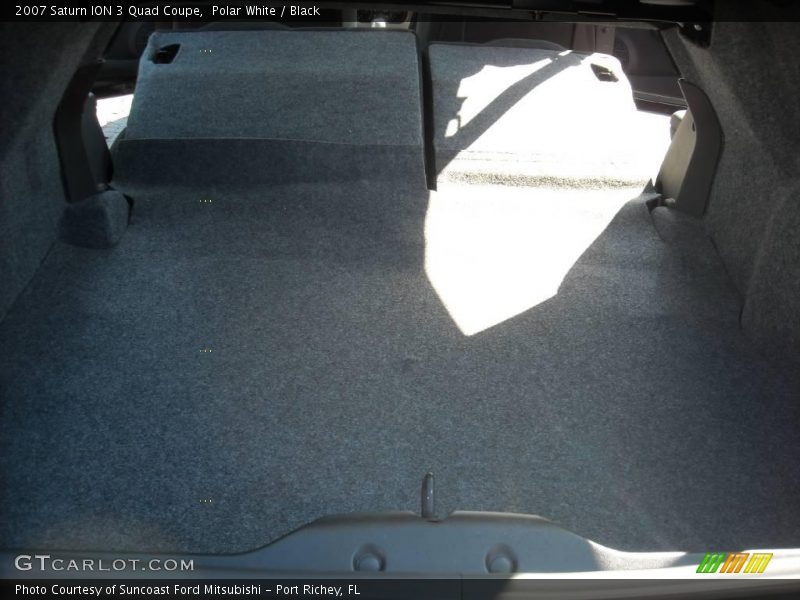 Polar White / Black 2007 Saturn ION 3 Quad Coupe