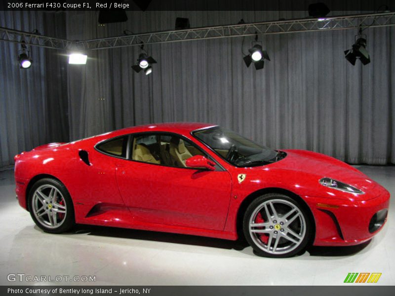 Red / Beige 2006 Ferrari F430 Coupe F1