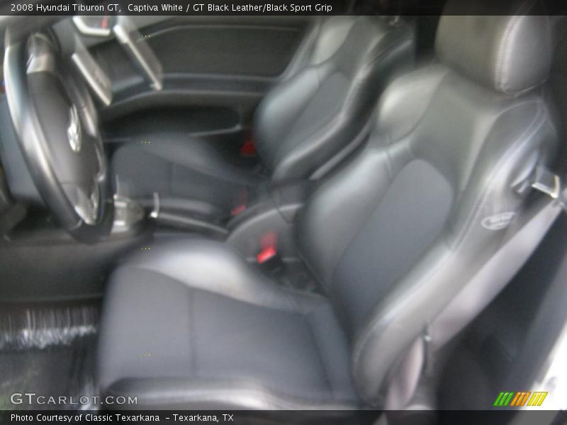  2008 Tiburon GT GT Black Leather/Black Sport Grip Interior