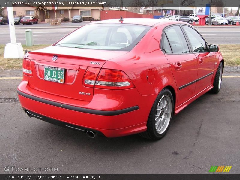 Laser Red / Parchment 2006 Saab 9-3 Aero Sport Sedan