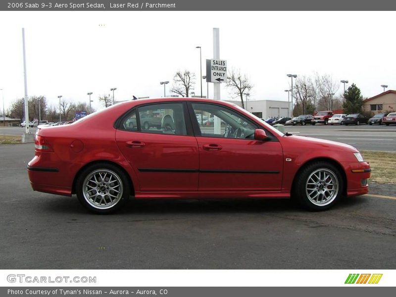 Laser Red / Parchment 2006 Saab 9-3 Aero Sport Sedan