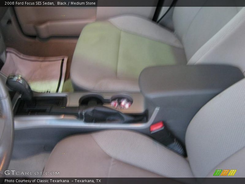 Black / Medium Stone 2008 Ford Focus SES Sedan