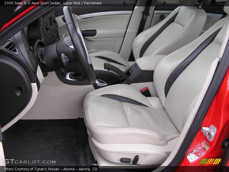 Laser Red / Parchment 2006 Saab 9-3 Aero Sport Sedan