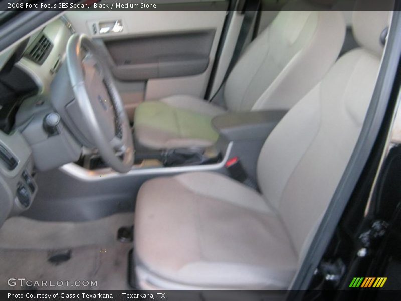Black / Medium Stone 2008 Ford Focus SES Sedan