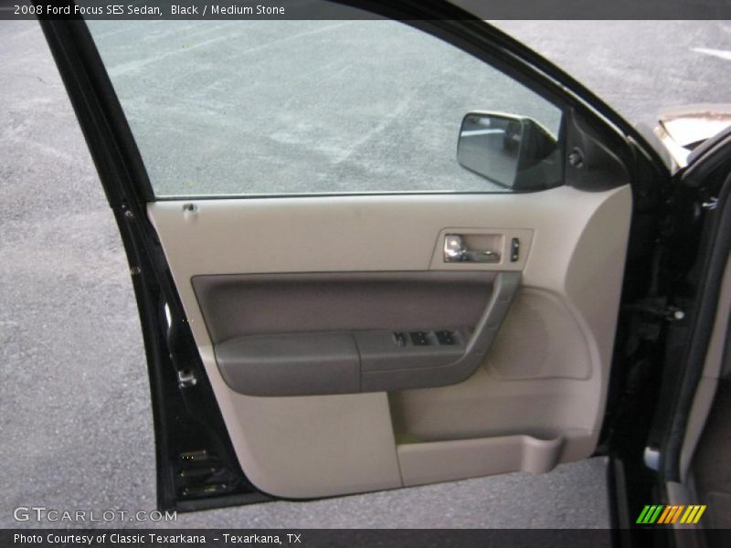 Black / Medium Stone 2008 Ford Focus SES Sedan