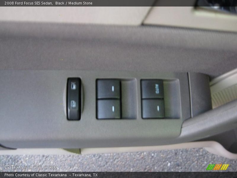 Black / Medium Stone 2008 Ford Focus SES Sedan