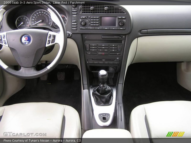Laser Red / Parchment 2006 Saab 9-3 Aero Sport Sedan